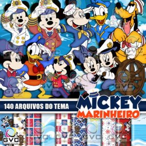 Kit Digital Mickey Marinheiro
