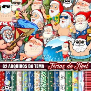 Kit Digital Natal Férias do Noel