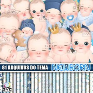 Kit Digital Newborn Recém Nascido