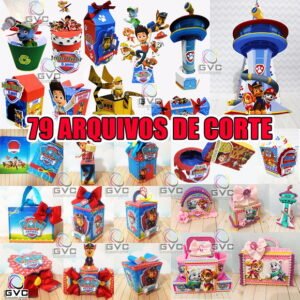 Kit Digital Patrulha Canina Arquivos de corte Scrapbook