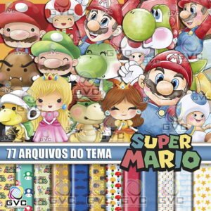 kit Digital Super Mario Aquarela