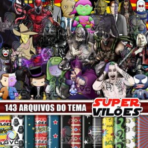 Kit Digital Super Vilões