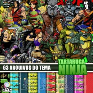 Kit Digital Tartaruga Ninja