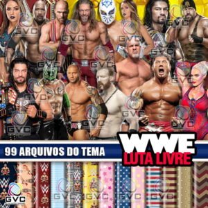 Kit Digital WWE Luta Livre