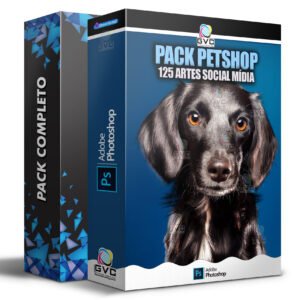 Pack Mídias Sociais Petshop Editáveis PSD Photoshop