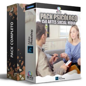 Pack Mídias Sociais Psicólogo Editáveis PSD Photoshop