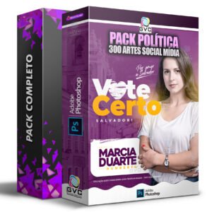 Pack Mídias Sociais Política Eleições Editáveis PSD Photoshop