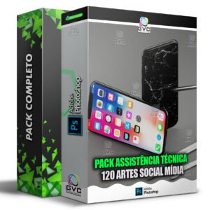 Pack Mídias Sociais Assistência Técnica Editáveis PSD Photoshop