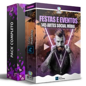 Pack Mídias Sociais Festas e Eventos Editáveis PSD Photoshop