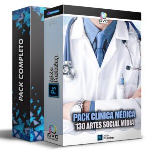 Pack Mídias Sociais Clínica Médica Editáveis PSD Photoshop