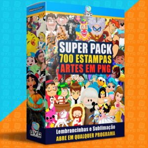 Super Pack 700 Artes Lembrancinhas Sublimação PNG
