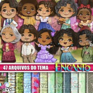 Kit Digital Encanto Aquarela Cute