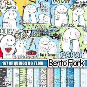 Kit Digital Bento Flork Dia dos Pais