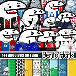 Kit Digital Bento Flork Torcedor de Futebol