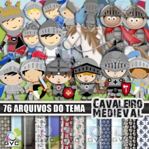 Kit Digital Cavaleiro Medieval