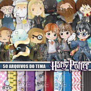 Kit Digital Harry Potter Aquarela