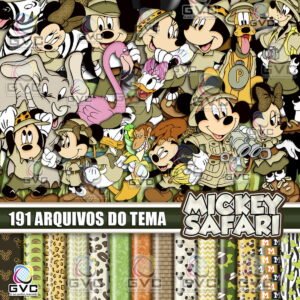Kit Digital Mickey Safari