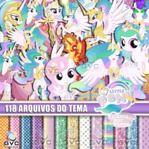 Kit Digital My Little Pony Princesa Celestia