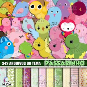 Kit Digital Passarinho Pássaros