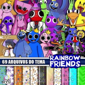 Kit Digital Rainbow Friends