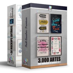 Pack 3000 Artes Modelos Para Fabricação De Quadros Vol.2