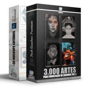 Pack 3000 Artes Modelos Para Fabricação De Quadros Vol.3