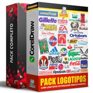 Pack 4.000 Logotipos Vetorizados De Marcas Famosas