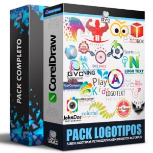 Pack Logotipo Logomarca Vetorizados 5.500 Modelos Premium