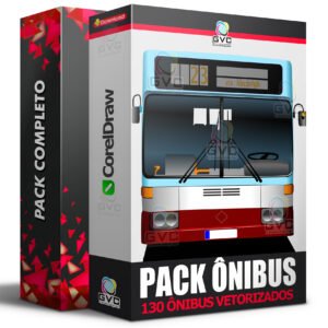 Pack 130 Ônibus Vetorizados Cdr Premium