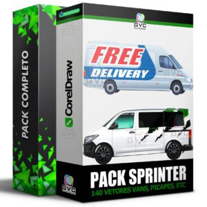 Pack Vans Sprinter Picapes Vetorizados Cdr Premium