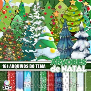 Kit Digital Árvores de Natal