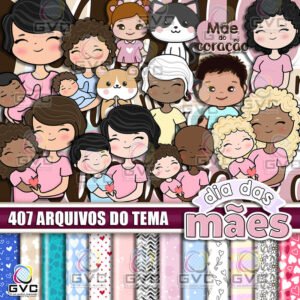 Kit Digital Dia das Mães