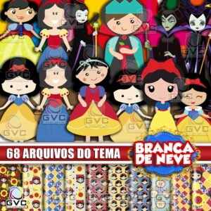 Kit Digital Branca De Neve