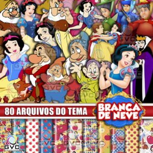 Kit Digital Branca De Neve