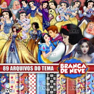 Kit Digital Branca De Neve