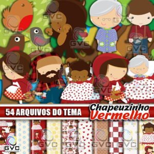 Kit Digital Chapeuzinho Vermelho