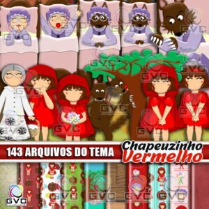 Kit Digital Chapeuzinho Vermelho