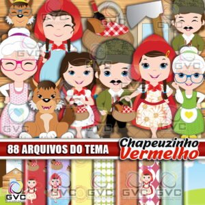 Kit Digital Chapeuzinho Vermelho