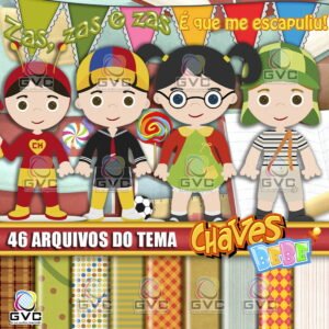 Kit Digital Chaves Cute
