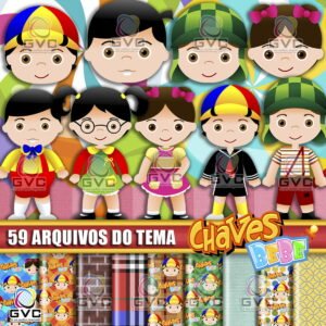 Kit Digital Chaves Cute