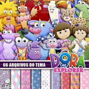 Kit Digital Dora Aventureira
