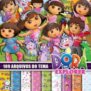 Kit Digital Dora Aventureira