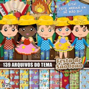 Kit Digital Festa Junina São João
