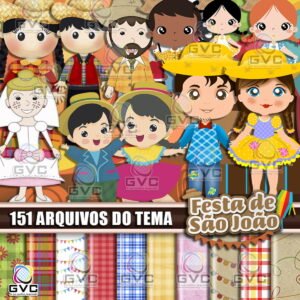 Kit Digital Festa Junina São João