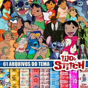 Kit Digital Lilo e Stitch