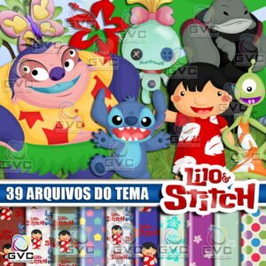 Kit Digital Lilo e Stitch Cute