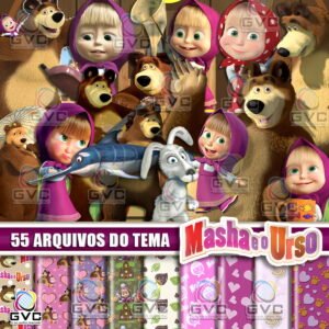 Kit Digital Masha e o Urso