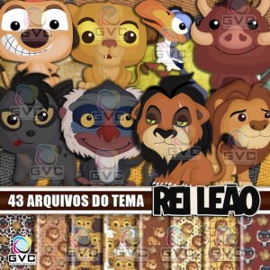 Kit Digital O Rei Leão Cute Baby