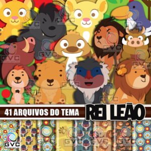 Kit Digital O Rei Leão Cute Baby