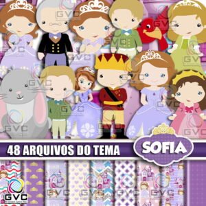 Kit Digital Princesa Sofia Cute